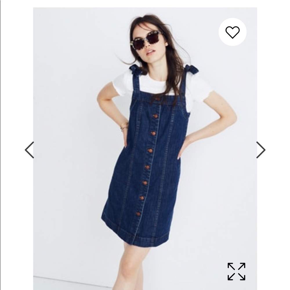 Madewell Denim tie strap Minidress SZ XS